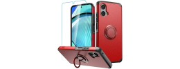 MOTOROLA G Power 2024 Magnetic W/ Ringstand Cases Red