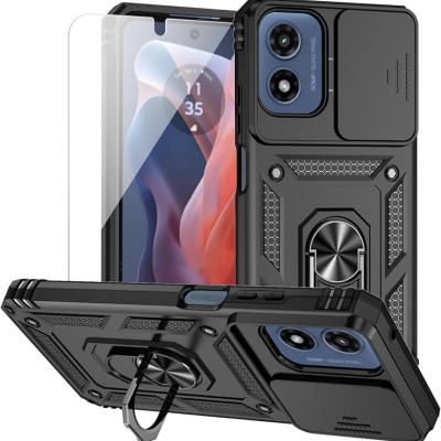 MOTOROLA G Play 2024 Hybrid Dual Layer Case w/Magnetic Ring