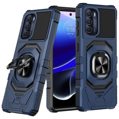 MOTOROLA G Play 2024 Hybrid Dual Layer Case w/Magnetic Ring