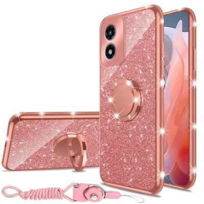 MOTOROLA G Play 2024 Magnetic W/ Ringstand Cases Rose Gold