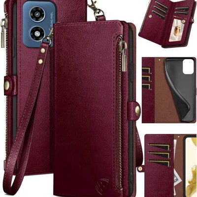 MOTOROLA G Play 2024 luxurious synthetic PU leather 6 Card S