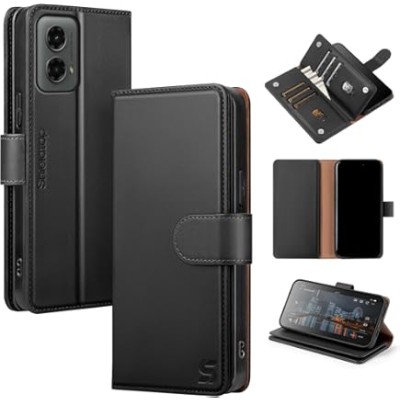 MOTOROLA G Power 2024 luxurious synthetic PU leather 6 Card