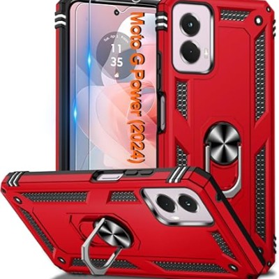 MOTOROLA G Power/G 5G 2023
Magnetic W/ Ringstand Cases Red