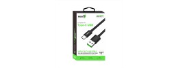 Mighty Fast Charging 10FT Type-C Cable Black MK20 (12/48/CTN)