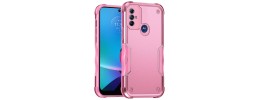 Motorola G Stylus 5G (MultiCarrier 6.6" 16MP Camera) 2023 Exquisite Tough Shockproof Hybrid Case Cover - Pink