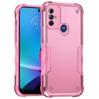 Motorola Moto G Play 2023 Exquisite Tough Shockproof Hybrid Case Cover - Pink