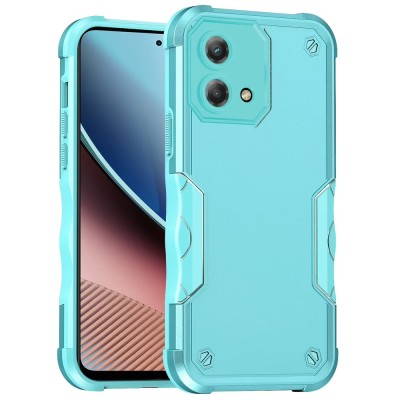 Motorola G Stylus 5G (MultiCarrier 6.6" 16MP Camera) 2023 Exquisite Tough Shockproof Hybrid Case Cover - Teal