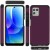 For Motorola Moto G 5G (2023) Tough Strong Hybrid (Magnet Mount Friendly) Case Cover - Dark Purple