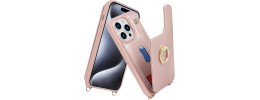 PKG iPhone 15 PRO MAX 6.7 Wallet Pouch 3 Rose Gold
