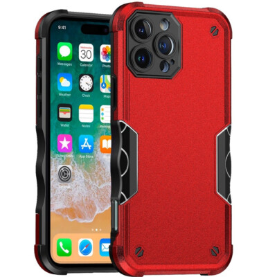 PKG iPhone 16 6.1 Delux Armor Case Red