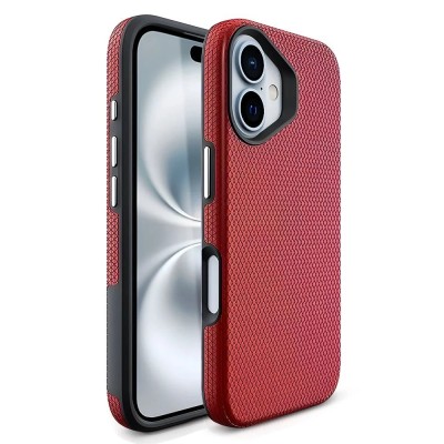 PKG iPhone 16 PLUS 6.7 Delux Armor Case Red