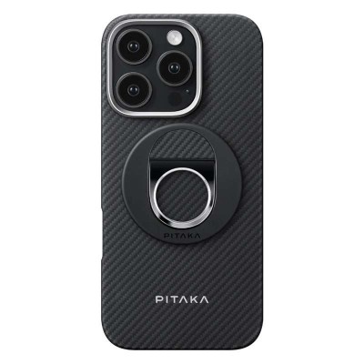 PKG iPhone 16 PLUS 6.7 Magnet Ring Stand 3 Black