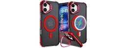 PKG iPhone 16 PLUS 6.7 Magnet Ring Stand 3 Red