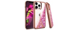 PKG 3 IN 1 iPhone 11 6.1 Glitter Motion Rose Gold