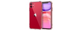 PKG 3 IN 1 iPhone 11 6.1 Transparent Case Red