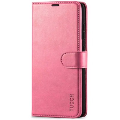 PKG Samsung S21 PLUS 6.7 Wallet Pouch 3 Hot Pink