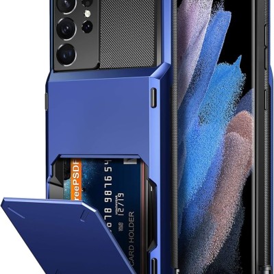 PKG Samsung S21 ULTRA 6.8 Wallet Pouch 3 Navy Blue