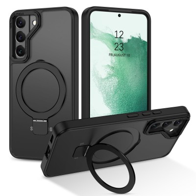 PKG Samsung S22 PLUS Magnet Ring Stand 3 Black