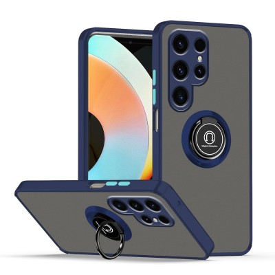 PKG Samsung S24 Magnet Ring Stand 3 Navy Blue