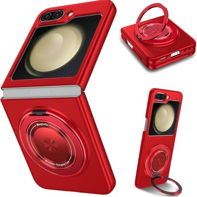 PKG Samsung Z Flip 5 Magnet Ring Stand 3 Red