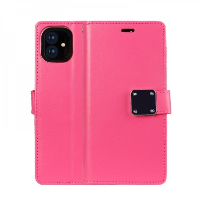 PKG iPhone 11 Pro MAX 6.5 Wallet Pouch 3 Hot Pink