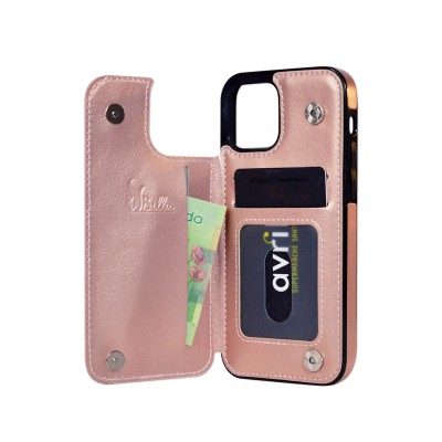 PKG iPhone 11 Pro MAX 6.5 Wallet Pouch 3 Rose Gold