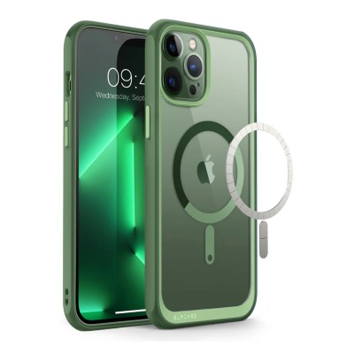 PKG iPhone 13 6.1 /14 6.1 Bling Ring Case SMILING Green