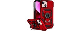 PKG iPhone 13 6.1 /14 6.1 Magnet Ring Stand 7 Red