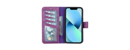 PKG iPhone 13 6.1 /14 6.1 Wallet Pouch 3 Marble Purple