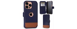 PKG iPhone 13 6.1 /14 6.1 Wallet Pouch 3 Navy Blue