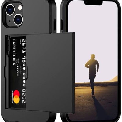 PKG iPhone 13 6.1 /14 6.1 Wallet Pouch 3 Black