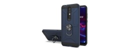 PKG iPhone 15 6.1 Magnetic Case 4 CARBON FIBER Blue