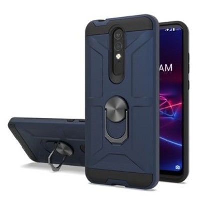 PKG iPhone 15 6.1 Magnetic Case 4 CARBON FIBER Blue