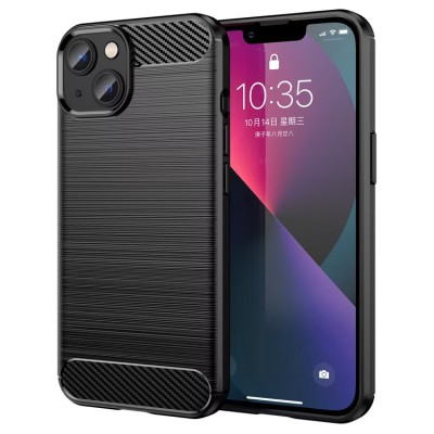 PKG iPhone 14 6.1 /13 6.1 Brushed Case Black