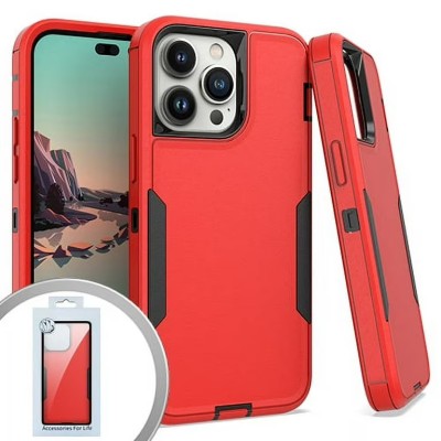 PKG iPhone 14 6.1 /13 6.1 SLIM Case 2 Red