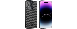 PKG iPhone 14 PRO MAX 6.7 Magnetic Case 4 CARBON FIBER Black