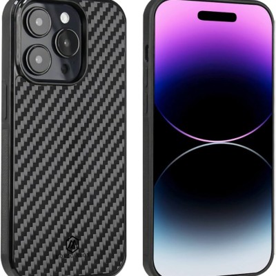 PKG iPhone 14 PRO MAX 6.7 Magnetic Case 4 CARBON FIBER Black
