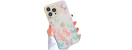 PKG iPhone 15 6.1 CHROME Glitter Motion Butterfly