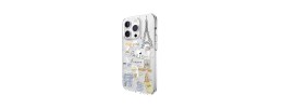 PKG iPhone 15 6.1 CHROME Glitter Motion Paris Tower