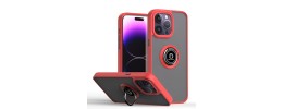 PKG iPhone 15 6.1 Magnet Ring Stand 3 Red