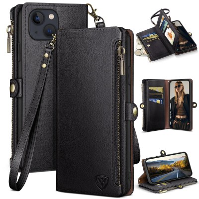 PKG iPhone 15 6.1 Wallet Pouch 3 Black