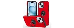 PKG iPhone 15 PLUS 6.7 Magnet Ring Stand 3 Red