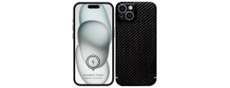PKG iPhone 15 PLUS 6.7 Magnetic Case 4 CARBON FIBER Black