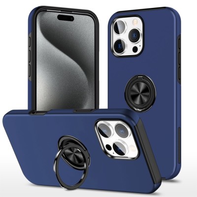 PKG iPhone 15 PRO MAX 6.7 Magnet Ring Stand 3 Navy Blue