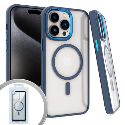 PKG iPhone 15 PRO MAX 6.7 Magnetic Case Dr. Blue