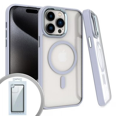 PKG iPhone 15 PRO MAX 6.7 Magnetic Case Grey