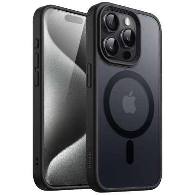 PKG iPhone 15 Pro 6.1 Magnetic Case 6 Black