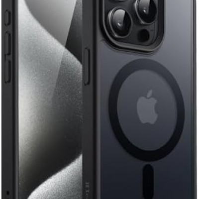 PKG iPhone 15 Pro 6.1 Magnetic Case Black