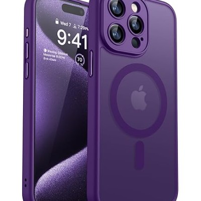 PKG iPhone 15 Pro MAX 6.7 Magnetic Case 6 Purple