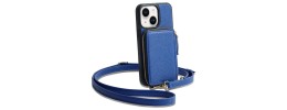 PKG iPhone 15 6.1 Wallet Pouch 3 Navy Blue